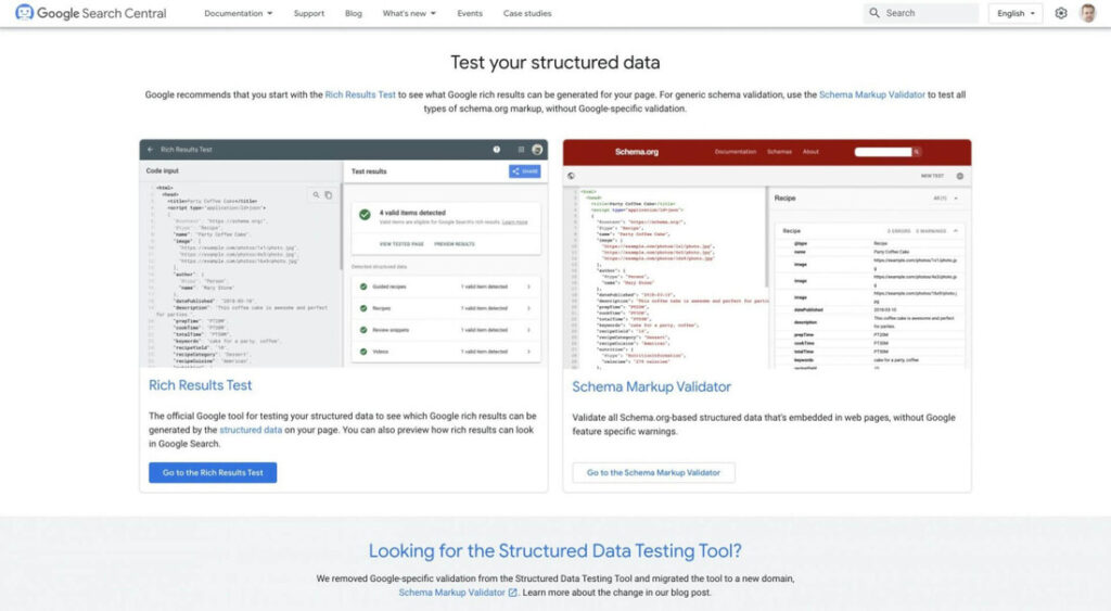 google structured data tool