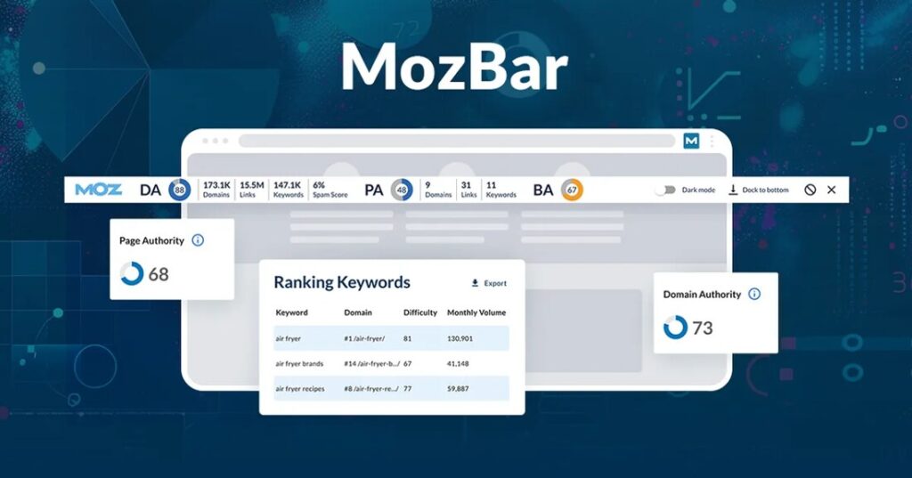 mozbar tool