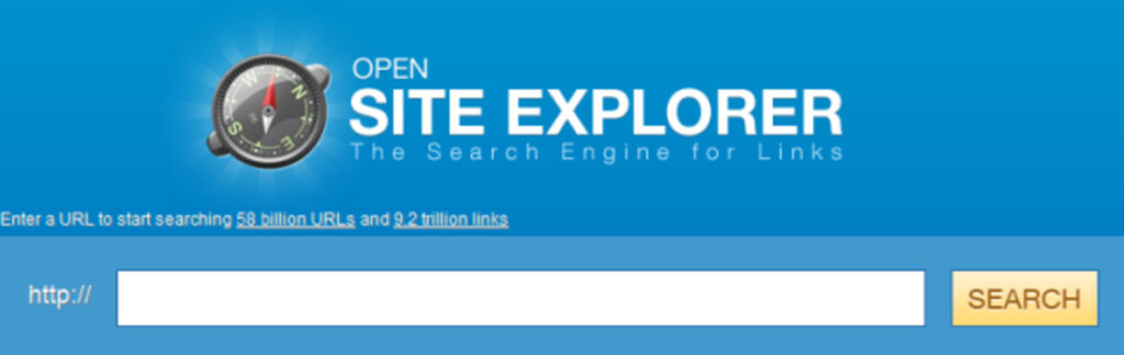 open site explorer tool